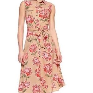 Belted Floral Shirti Dress